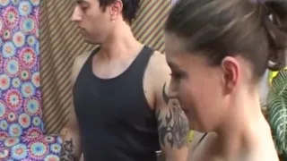 Horny Brunette Enjoys Intense Oral and Hard Fucking