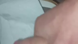 Solo wank late at night