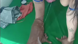 Candy Really Stretches Her Ass With This Black Cock