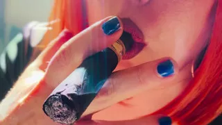 A Smoke Show From Tina Snua - Cigar Smoking Smoker Smoke Drifting OME