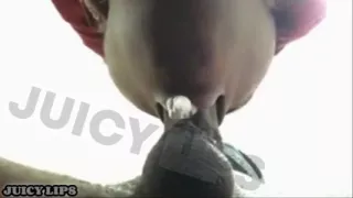 JUICY LIPS-mouth was to sloppy for him quickly making him NUT!!!