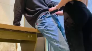 Quick Sex in the Kitchen Before Her Parents Get Home  Real Teens 18yo