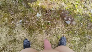 Pissing up in the Mountains