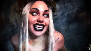 My demonic smoke penetrates not only into your lungs but also into your human brain! JOI