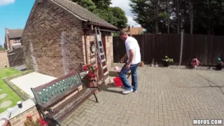 Mofos - Local Guy Marc Caught Filming His Stunning Neighbor Carla Cox, She Then Forces Him to Doggystyle & Gets Facial