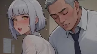 Waifu Amateur Teen POV Office Swimwear Tease & Close-up Boss Blowjob (1m Tease)