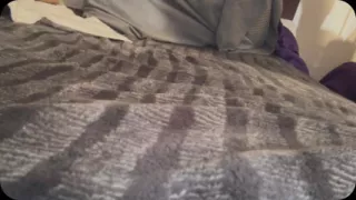 Stuffing Massive Black Dildo