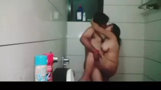 Horny Bhabhi Fucked Hard in Doggy by Muslim Lover in Bathroom