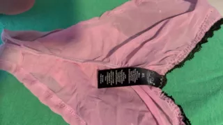 Cum on wife's panties 47