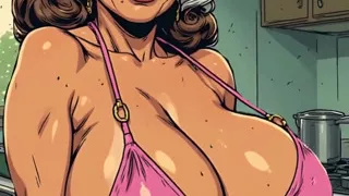 Bikini Old Babes 3D Ai Art