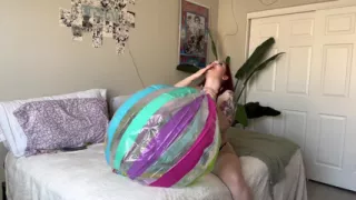 Blowing up My Inflatable Ball Pt 2
