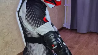 I Put on My Boyfriend's Mxgear, Cum Twice