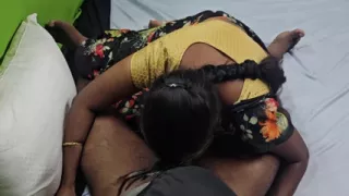 Shy Tamil Housewife Doing Hot Blowjob to His Husband Friend