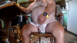 Mark Flethcher wearing panties making my cock cum