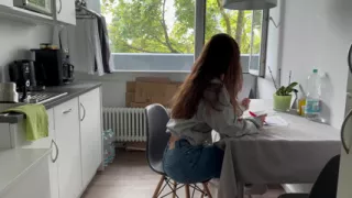 My Roommate Fucks Me Hard in the Kitchen