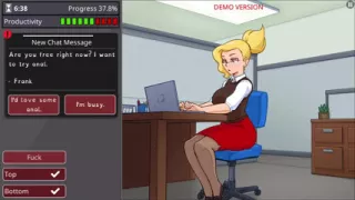Girl with big boobs and big ass takes monster cock - barely working gameplay