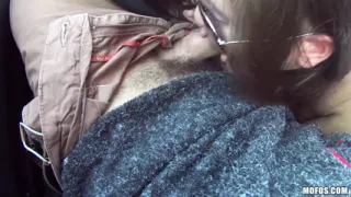 Mofos - Stunning Euro Latoya Is Bitching About Her Job & George Helps Her Out with a Big Cock in His Car