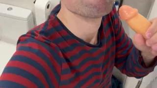 Sexy Stepdaddy Riding Dildo