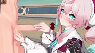 Honkai Star Rail - Hyacine X Caelus Passionate Sex - 3D Hentai Animation