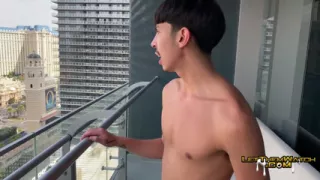 Public Balcony Fuck Juven Fucks Bareback