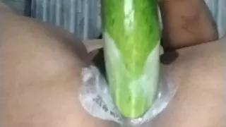 Desi viral slut put hand and fucking harder my pussy with cucumber