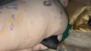 Bbw starts anal training