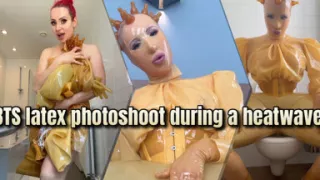 Bts Latex Photoshoot During a Heatwave