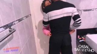 Fucking the Trans Blonde in the Bathroom