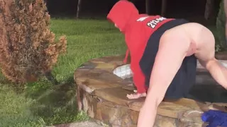 Poolside Hoodie Fuck - MILF & BBC Anal Annihilation!