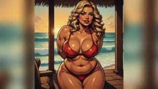 Stunning Beach Babes Ai Art