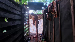 Outdoor Blowjob POV Muscular Guy