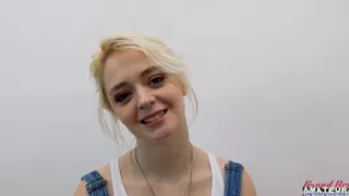 Annie Archer Busty Curvy Blonde Coed Sloppy Rimjob Deepthroat Heat!
