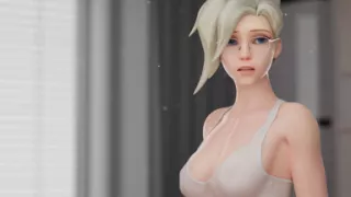Mercy's Romantic Dinner - Big Ass Fuck & Wild Anal with Moans - 3D Adult Animation