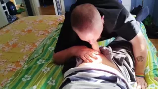 Stepdaddy Gives His Boi Full Oral Service, Part 1 Blowjob and Ball Licking