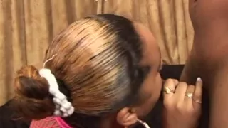 Blonde fat black girl fucking in the bedroom