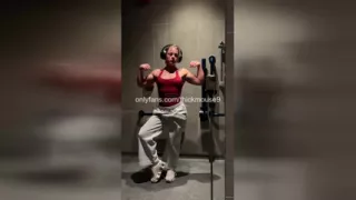 18yo TikTok Live Gym Accident: Tight Virgin Pussy Ripped & Creamed