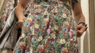 Getting Naked to Try on New Dresses in Public!