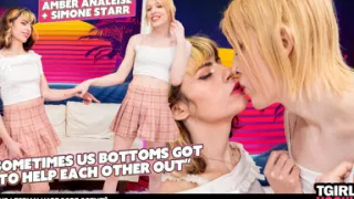 Horny Tgirls Take Turns Fucking Each Other's Ass