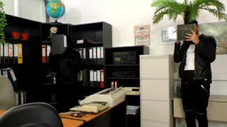 Deep sex in the office
