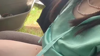 Touch Pussy Hairy on the Truck