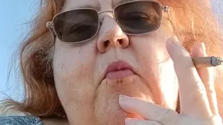 Beachy Smoke Break! I Took a Walk on the Windy Beach!