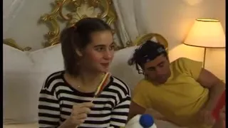 Two hot friends want to try cock