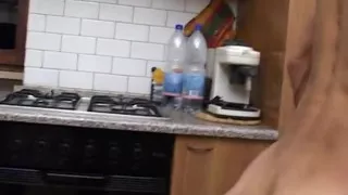 Hairy granny enjoys her cock and cucumber fuck and pegging her old fucker