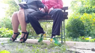 Stepmom Plays with My Hard Cock and Makes Me Cum