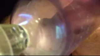Close up, Cock Engorged in Tube 30 Plus Minutes