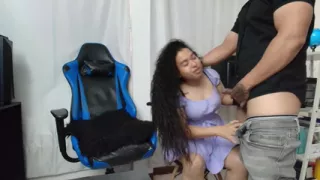 Head of the office wants to eat my cock