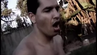 Sexy blonde gets ass fucked in the backyard