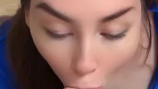 Horny Stepsister Loves to Suck My Cock!