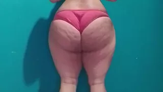 Sissy with a feminine body and a big ass in panties having great sex.