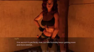 The Lust City - Beautiful Red Head Strips in Jungle and Gives Me a Handjob